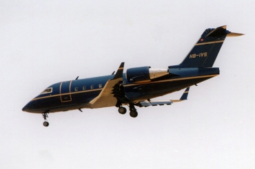 HB-IVS · Bombardier CL-600-2B16 Challenger 601-3R · (LIS / LPPT)
