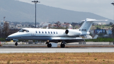 G-OSRL · Bombardier Learjet 45 · (FAO / LPFR)