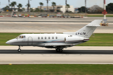 LY-LTA · Raytheon Hawker 800XP · (MLA / LMML)