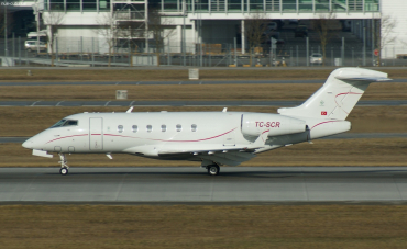 TC-SCR · Bombardier BD-100-1A10 Challenger 300 · (MUC / EDDM)