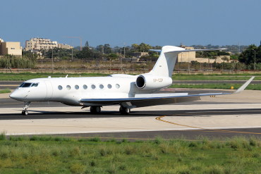 VP-CGP · Gulfstream G650ER · (MLA / LMML)