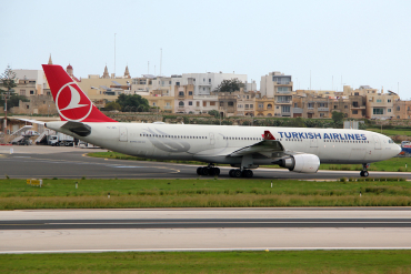 TC-JNS · Airbus A330-303 · (MLA / LMML)