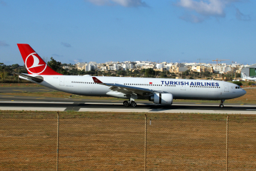 TC-LNF · Airbus A330-303 · MLA / LMML
