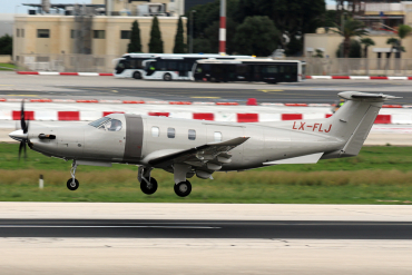 LX-FLJ · Pilatus PC-12NGX · (MLA / LMML)