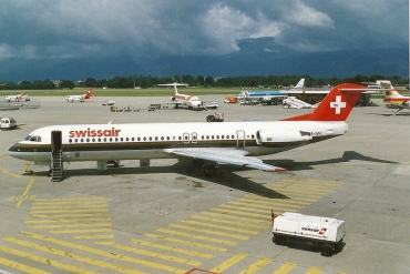 HB-IVH · Fokker 100 · (GVA / LSGG)