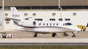 D-CXLS · Cessna 560XL Citation XLS+ · (FAO / LPFR)