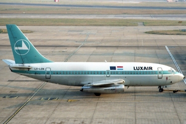 LX-LGN · Boeing 737-229Adv · (LHR / EGLL)