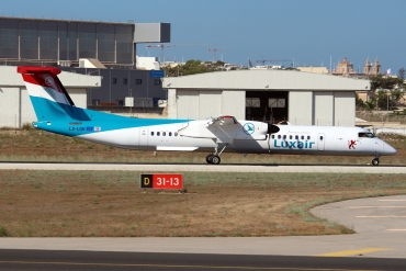 LX-LGN · Bombardier Dash 8-Q402 · (MLA / LMML)