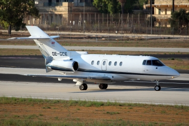 OE-GCE · Raytheon Hawker 800XP · (MLA / LMML)