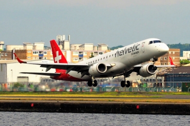 HB-JVN · Embraer 190-100LR · (LCY / EGLC)
