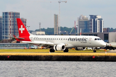HB-JVN · Embraer 190-100LR · (LCY / EGLC)