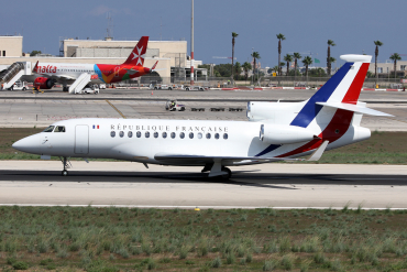F-RAFA · Dassault Falcon 7X · (MLA / LMML)