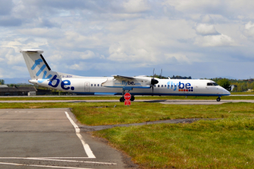 G-JECH · Bombardier Dash 8-Q402 · (GLA / EGPF)