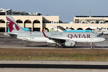 A7-AHW · Airbus A320-232 · MLA / LMML