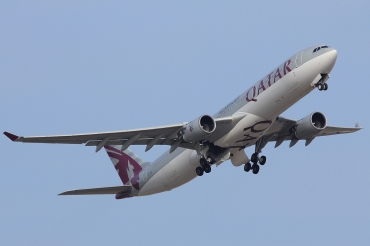 A7-AEA · Airbus A330-303 · (FCO / LIRF)
