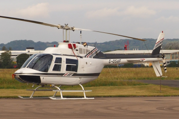 G-OSAF · Agusta-Bell 206B Jet Ranger II · (GLO / EGBJ)