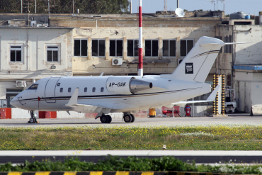 AP-GAK · Bombardier CL-600-2B16 Challenger 604 · (MLA / LMML)