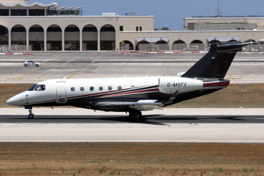 G-MSFX · Embraer EMB-550 Legacy 500 · (MLA / LMML)