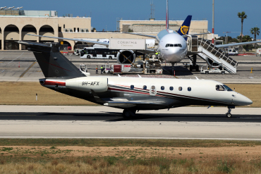9H-AFX · Embraer EMB-550 Legacy 500 · (MLA / LMML)