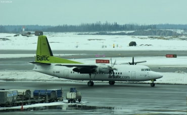 YL-BAR · Fokker 50 · (HEL / EFHK)