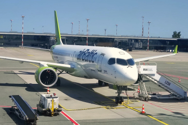 YL-CSA · Airbus A220-300 · (RIX / EVRA)