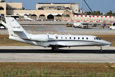 OK-OSK · Cessna 680 Citation Sovereign · MLA / LMML