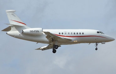 OO-FDG · Dassault Falcon 2000EX · (LPA / GCLP)