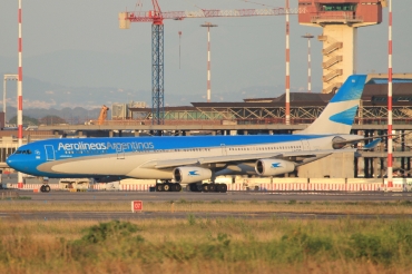 LV-CSD · Airbus A340-313 · (FCO / LIRF)