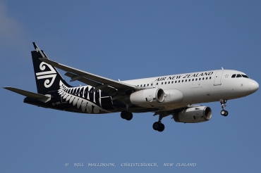ZK-OXG · Airbus A320-232 · (CHC / NZCH)