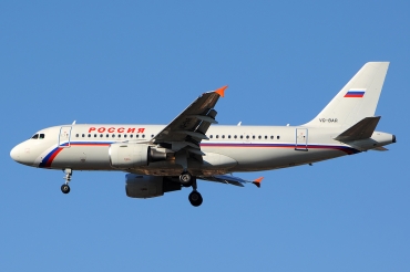 VQ-BAR · Airbus A319-111 · (RMI / LIPR)