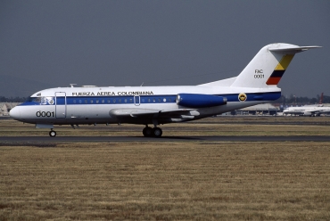 FAC0001 · Fokker F-28-1000 Fellowship · (MEX / MMMX)