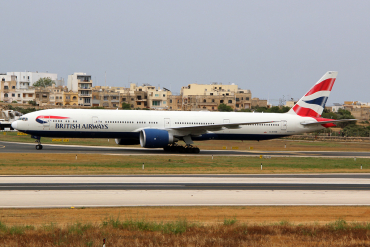 G-STBB · Boeing 777-36N/ER · (MLA / LMML)