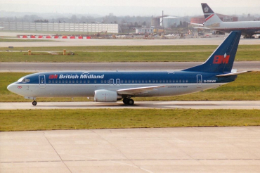 G-OBMK · Boeing 737-4S3 · (LHR / EGLL)