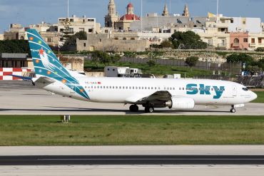 TC-SKH · Boeing 737-8BK · (MLA / LMML)