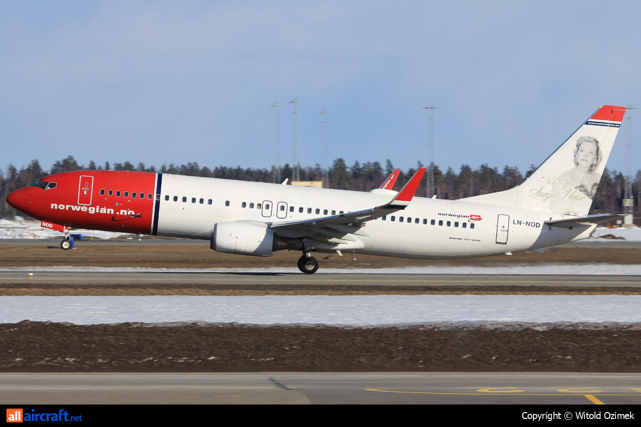LN-NOD · Boeing 737-8Q8(WL) · (OSL / ENGM)