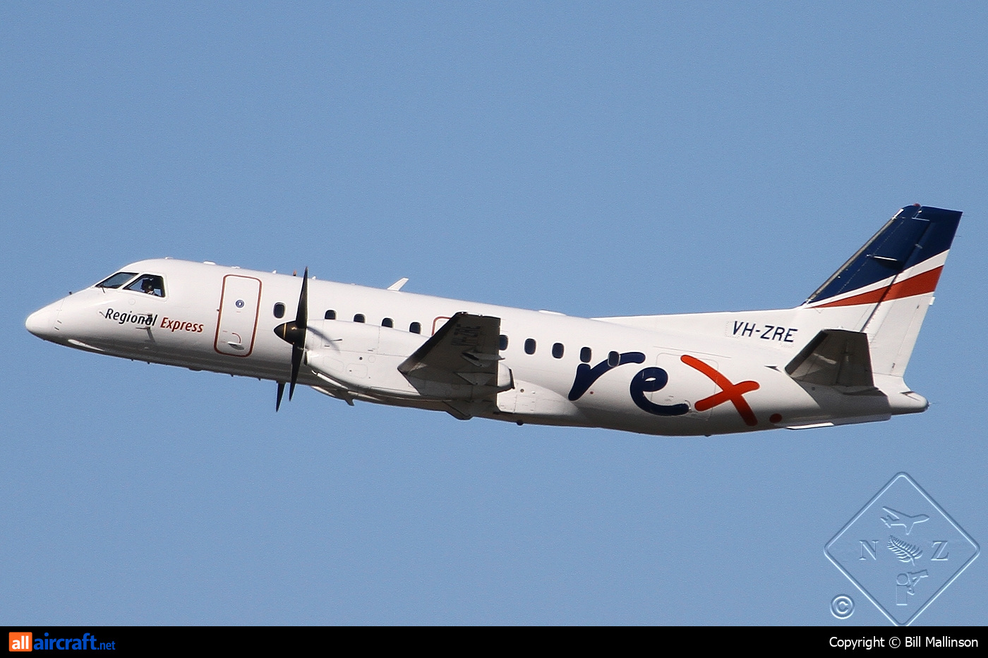 VH-ZRE · Saab 340B · (SYD / YSSY)