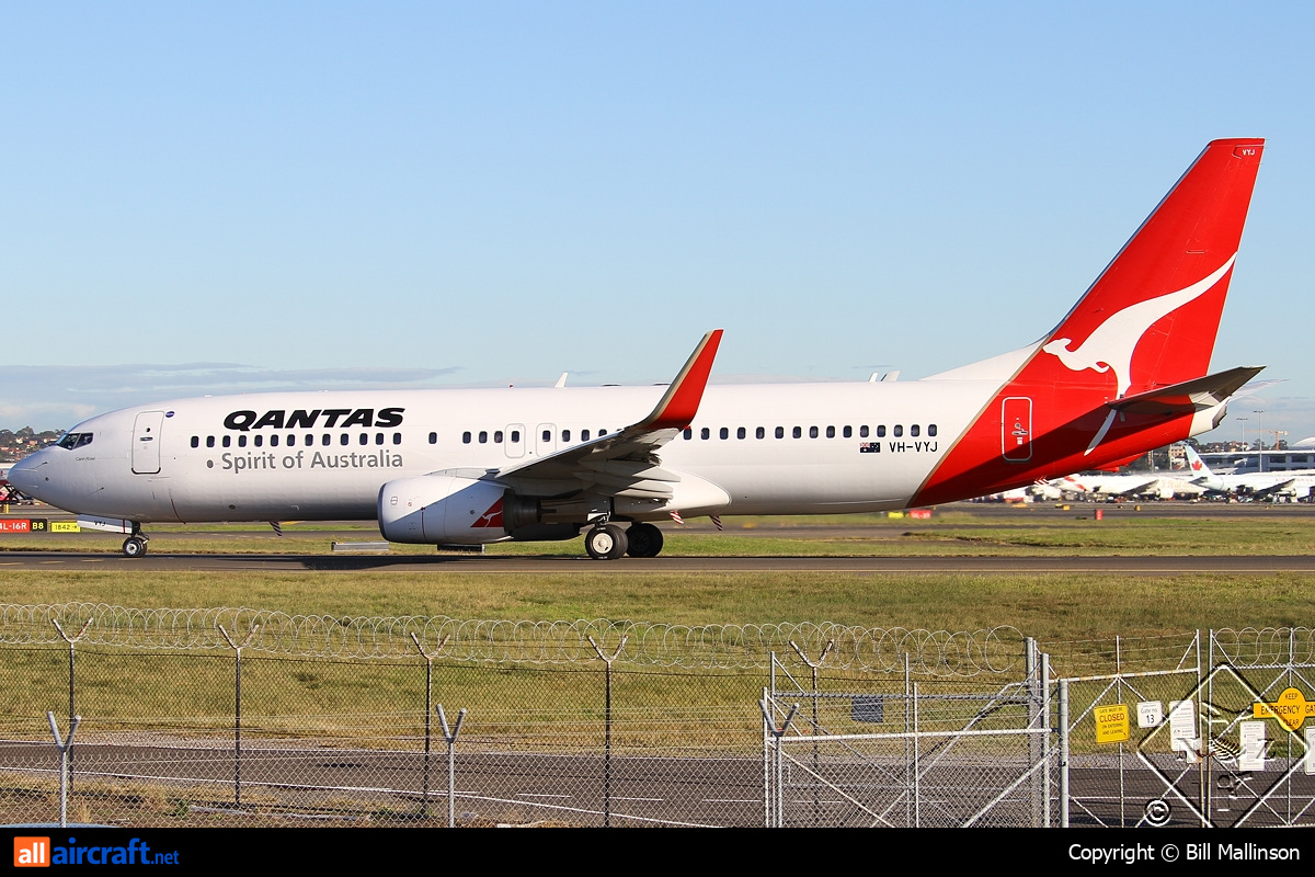 VH-VYJ · Boeing 737-838(WL) · (SYD / YSSY)