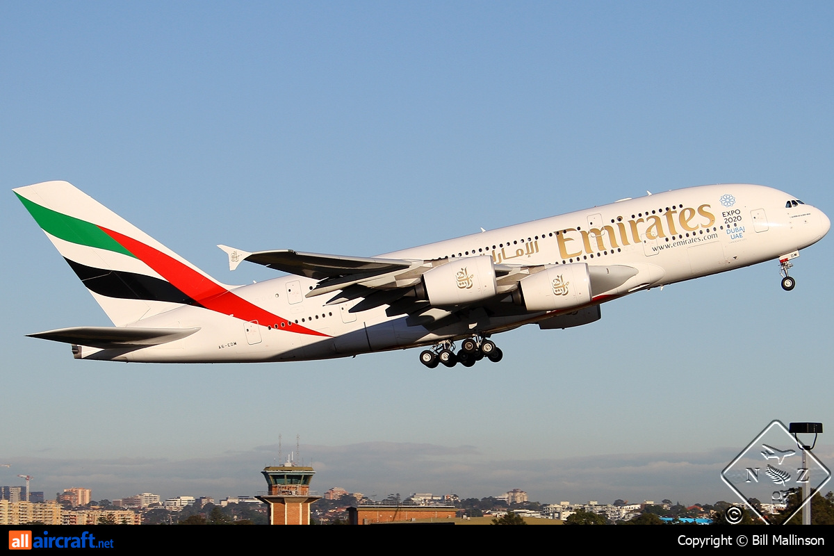 A6-EDM · Airbus A380-861 · (SYD / YSSY)