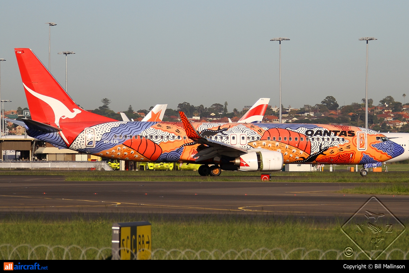 VH-VXB · Boeing 737-838(WL) · (SYD / YSSY)