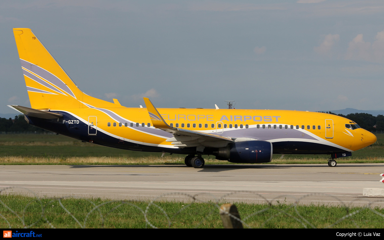F-GZTD · Boeing 737-73V(WL) · (LYS / LFLL)