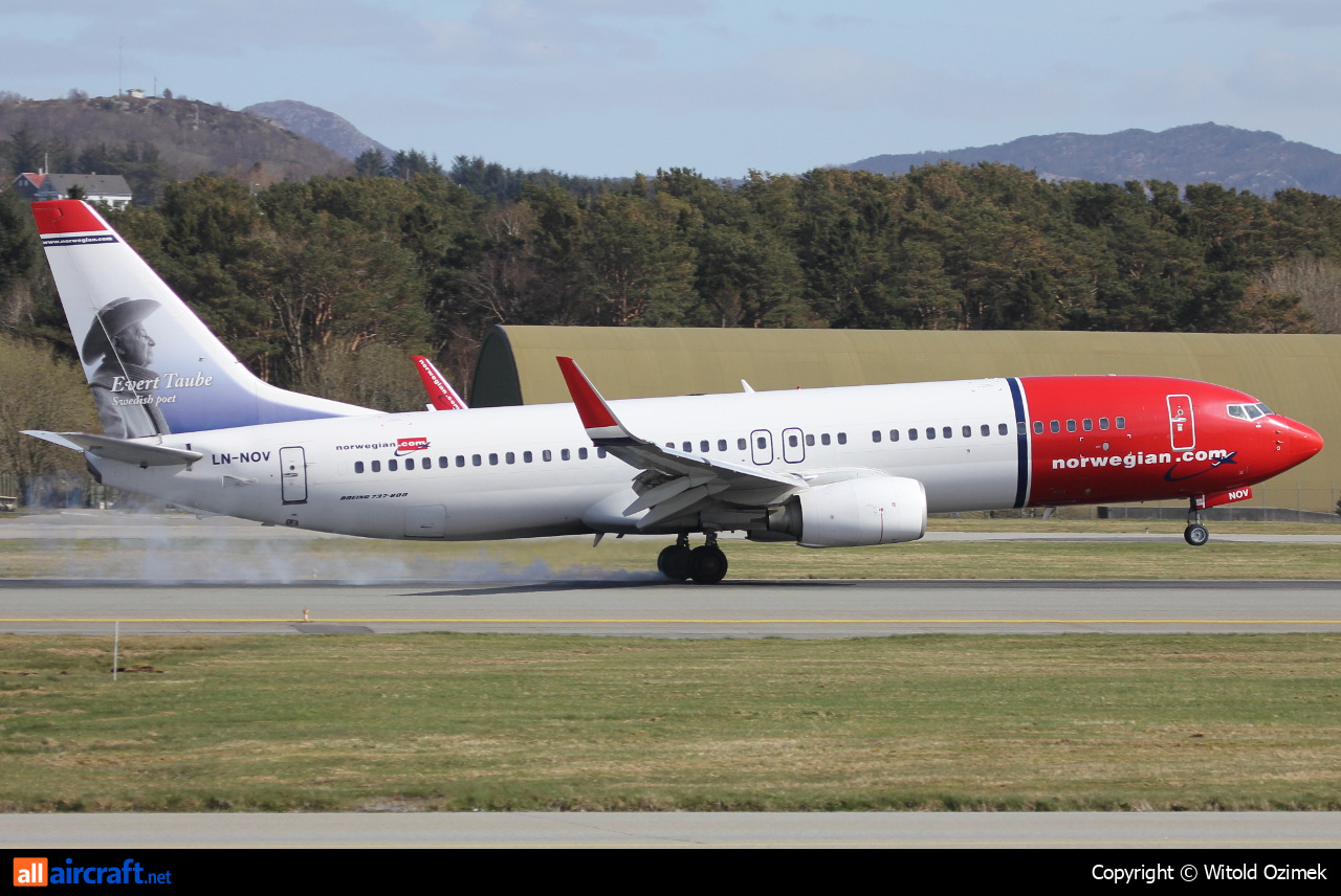 LN-NOV · Boeing 737-8FZ(WL) · (SVG / ENZV)