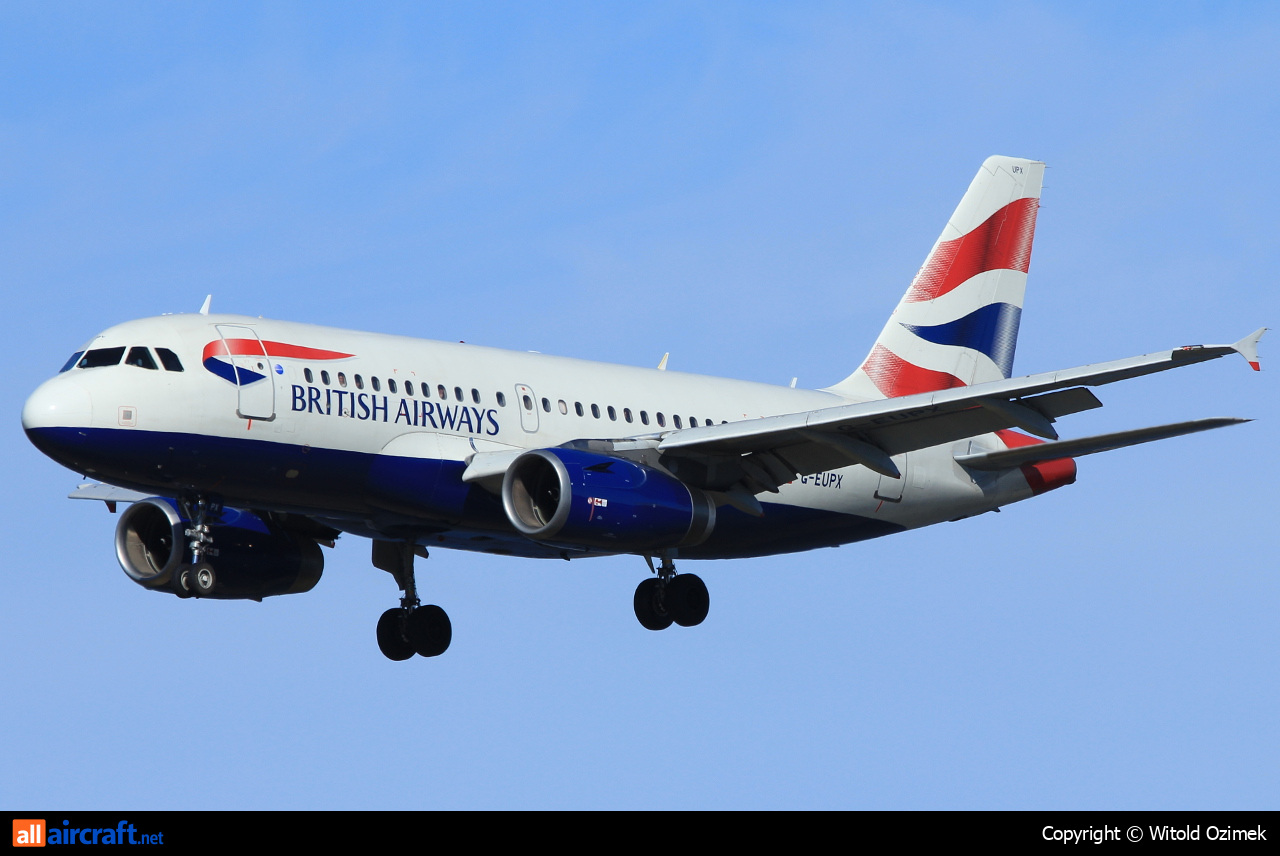 G-EUPX · Airbus A319-131 · (SVG / ENZV)