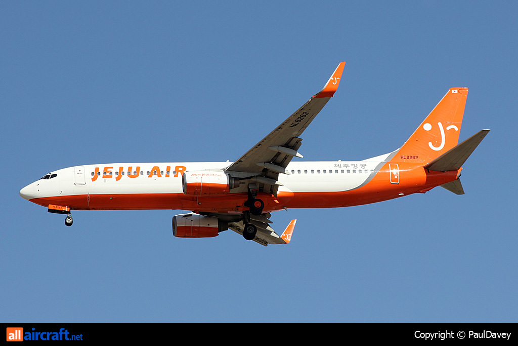 HL8262 · Boeing 737-8Q8(WL) · (ICN / RKSI)