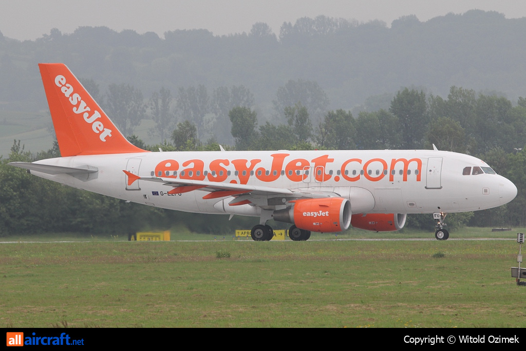 G-EZFU · Airbus A319-111 · (KRK / EPKK)