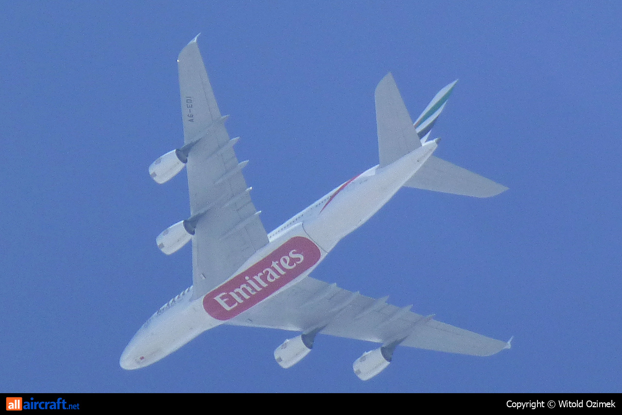 A6-EDI · Airbus A380-861 · (FCO / LIRF)