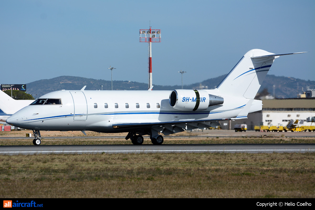 9H-MIR · Bombardier CL-600-2B16 Challenger 604 · (FAO / LPFR)