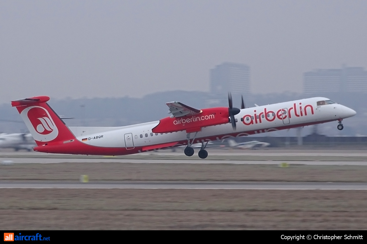 D-ABQR · Bombardier Dash 8-Q402 · (STR / EDDS)