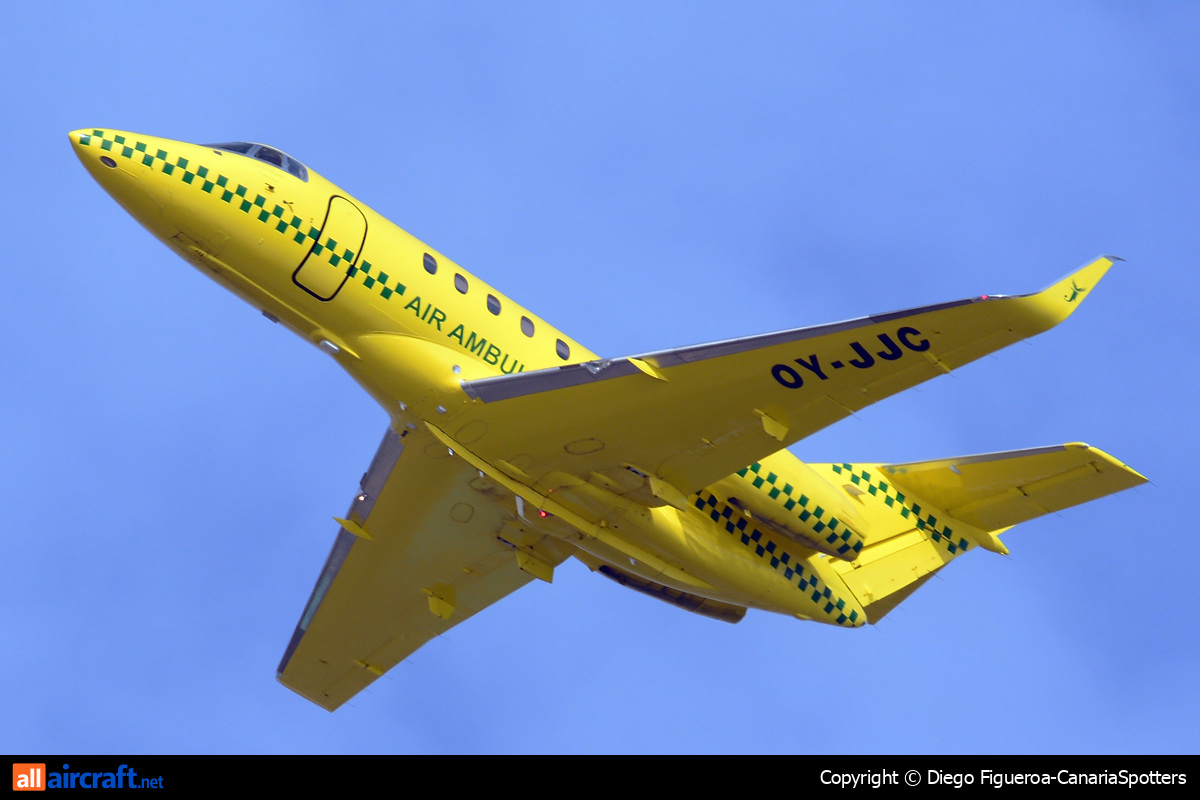 OY-JJC · Raytheon Hawker 800XP · (LPA / GCLP)