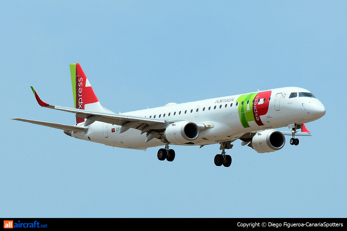 CS-TTZ · Embraer 190-200IGW · (LPA / GCLP)