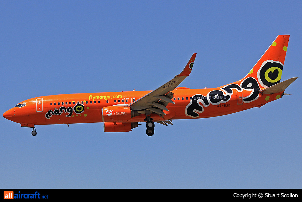 ZS-SJK · Boeing 737-8BG(WL) · (JNB / FAJS)